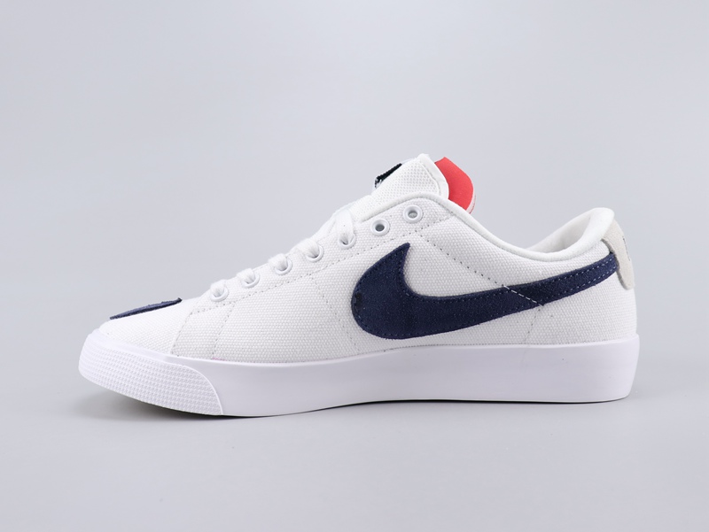 2020 Women Nike Sb Zoom Blazer Mid EDGE White Blue Shoes